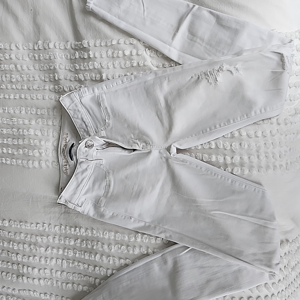 American Eagle White Jeggings
